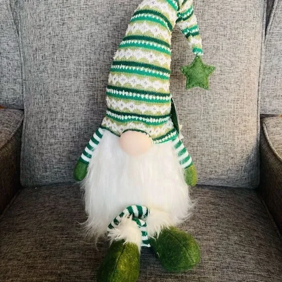 LED Christmas Holiday Lighted Gnome Plush Decor - Picture 2 of 8